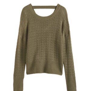 Pinque Nesrine Back Cut Out Detail Sweater
